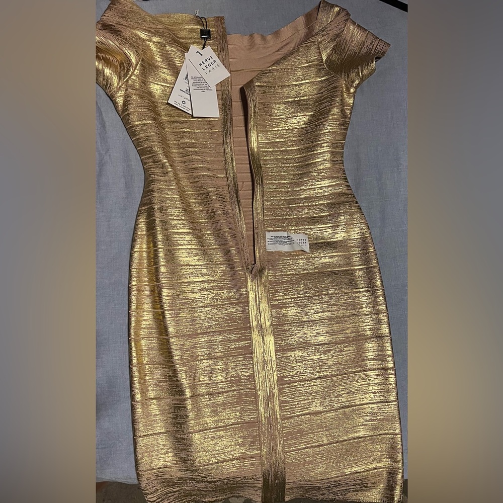 Gold dress